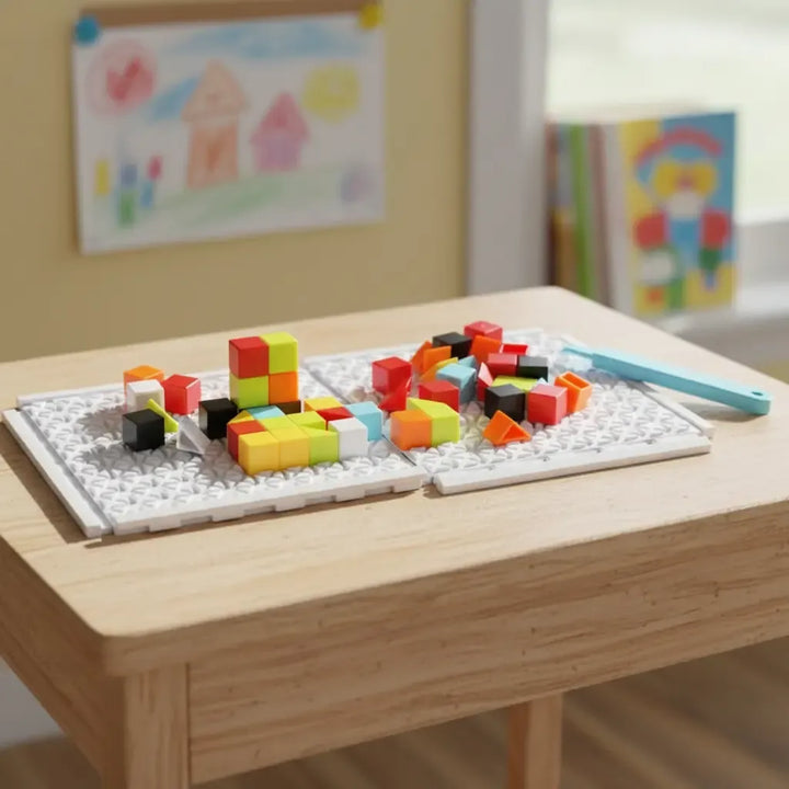 Juego De Construcción Motricidad Bomberos 220 Piezas Para Niños