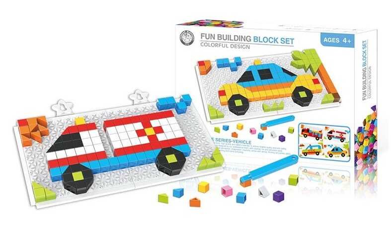 Juego De Construcción Motricidad Ambulancia 220 Piezas Para Niños