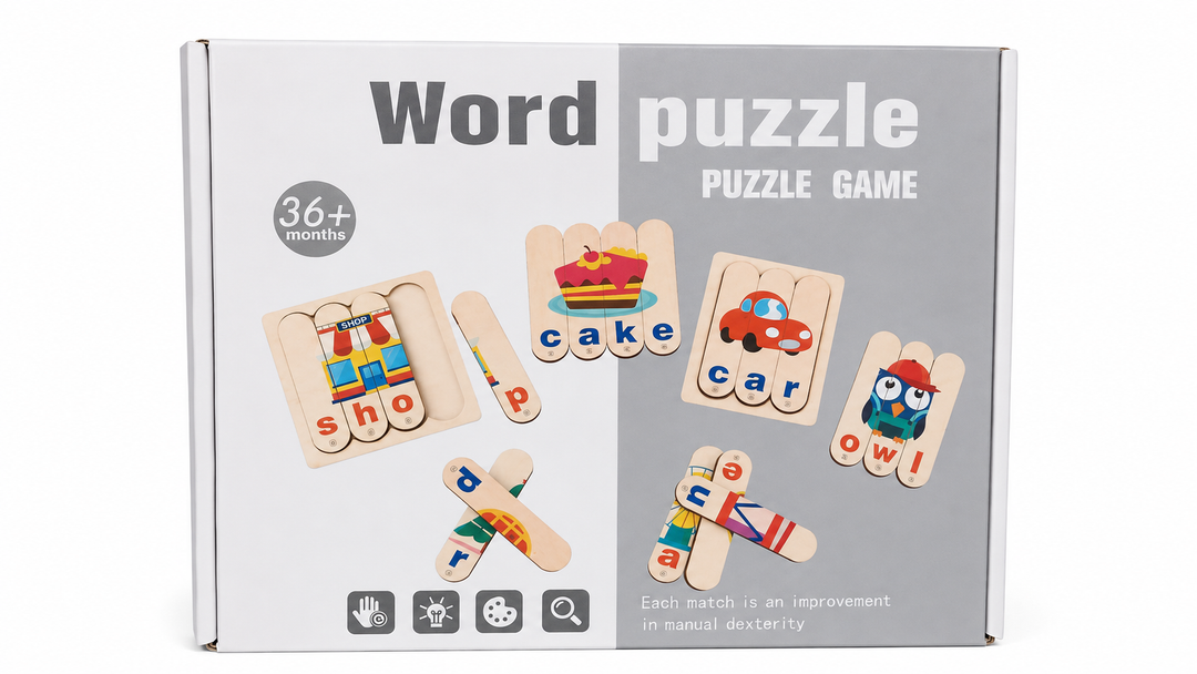 Juego Educativo Construcción de Palabras Para Niños