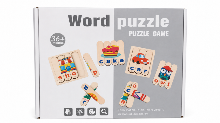 Juego Educativo Construcción de Palabras Para Niños