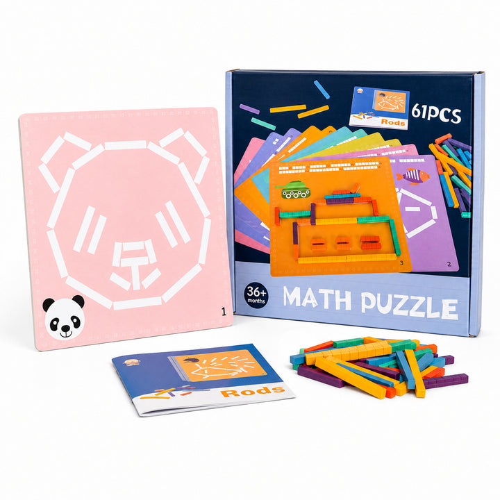Juego Educativo de Madera Matemático Para Niños