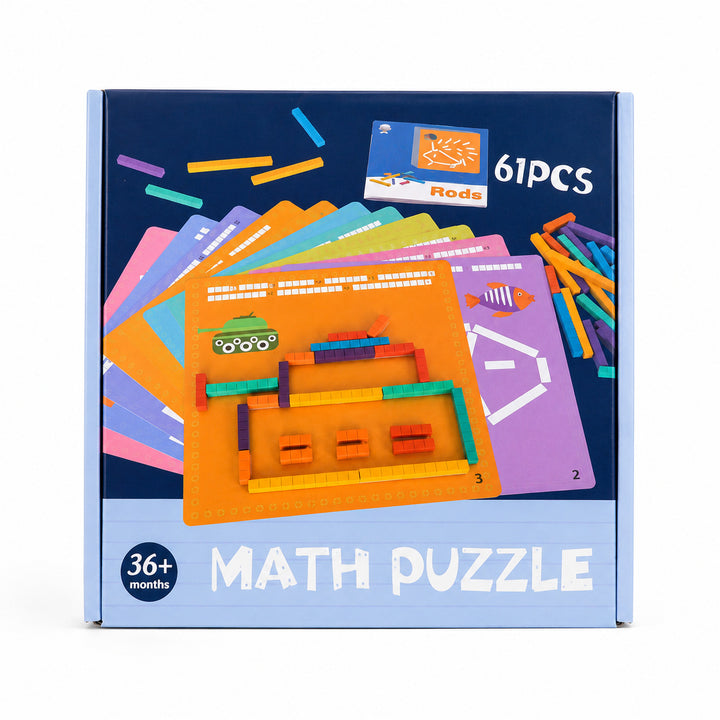 Juego Educativo de Madera Matemático Para Niños