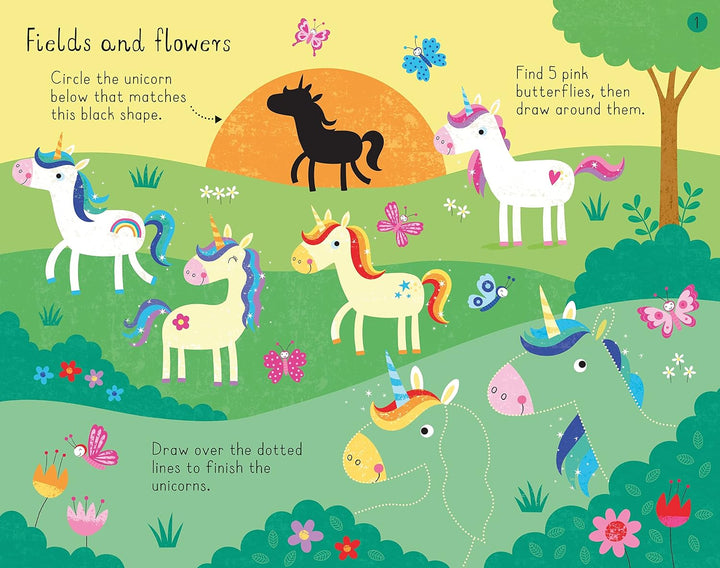 Libro Interactivo Actividades Unicorns Play Pad para Niños