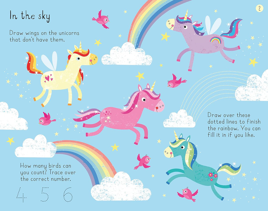 Libro Interactivo Actividades Unicorns Play Pad para Niños