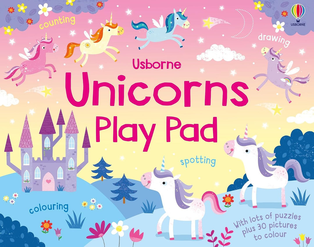 Libro Interactivo Actividades Unicorns Play Pad para Niños