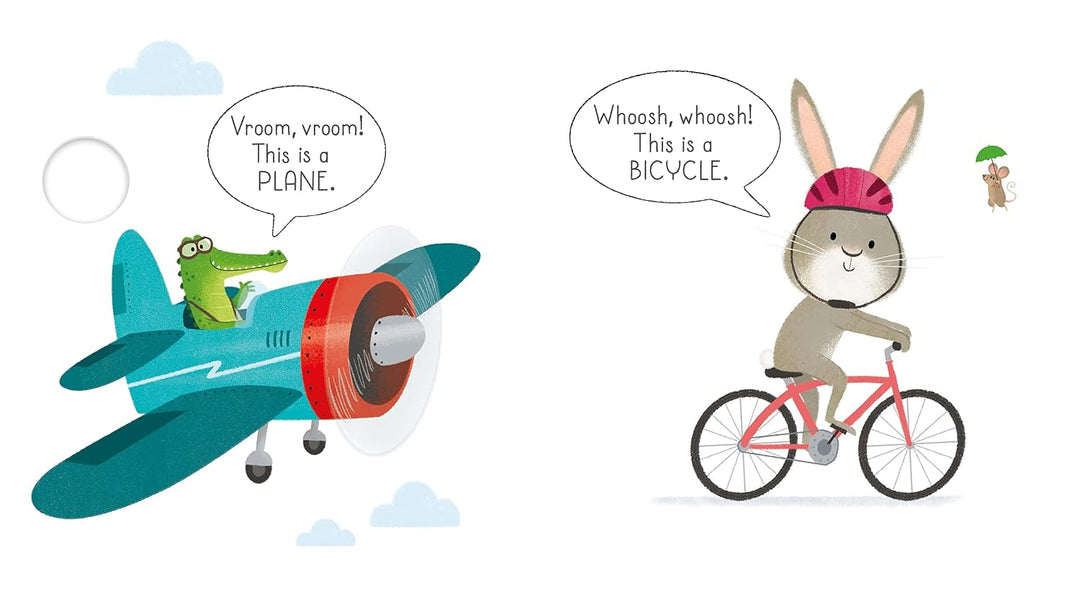 Libro Ilustrado Very First Words Library: Things That Go Para Niños