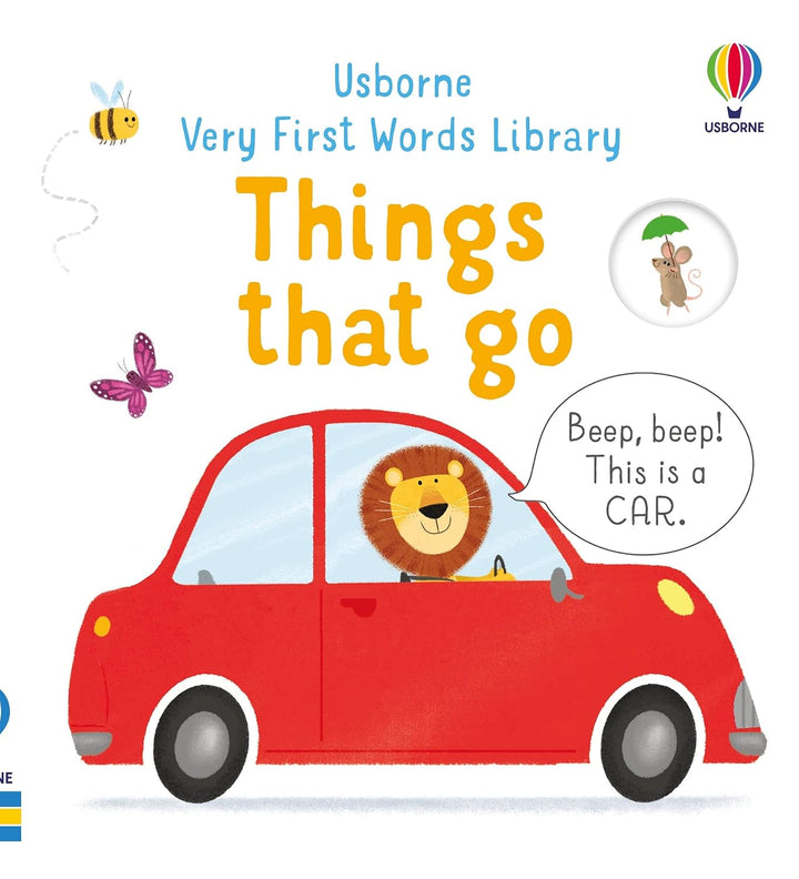 Libro Ilustrado Very First Words Library: Things That Go Para Niños
