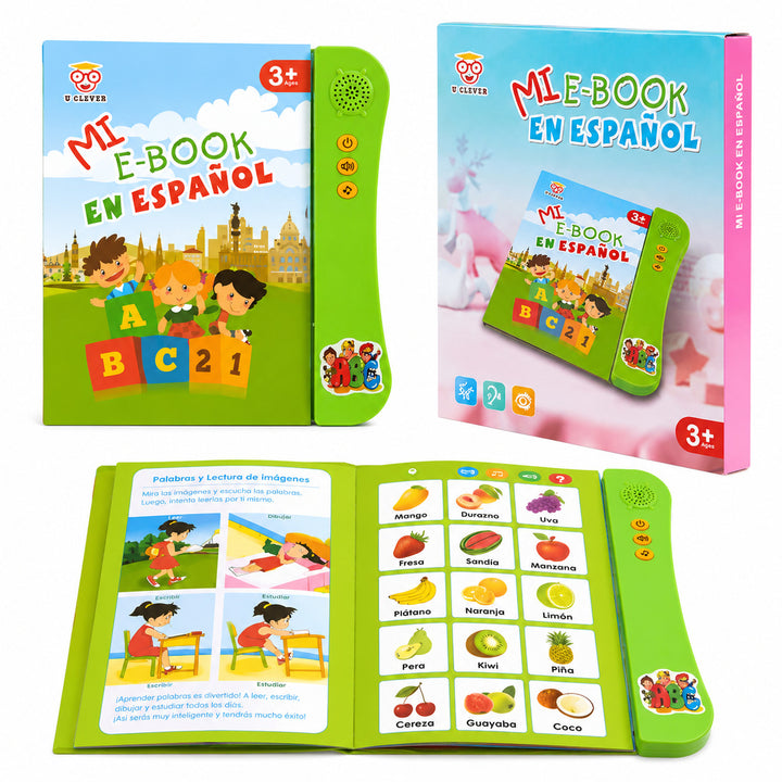 Libro con Sonidos Números Formas y Animales Para Niños