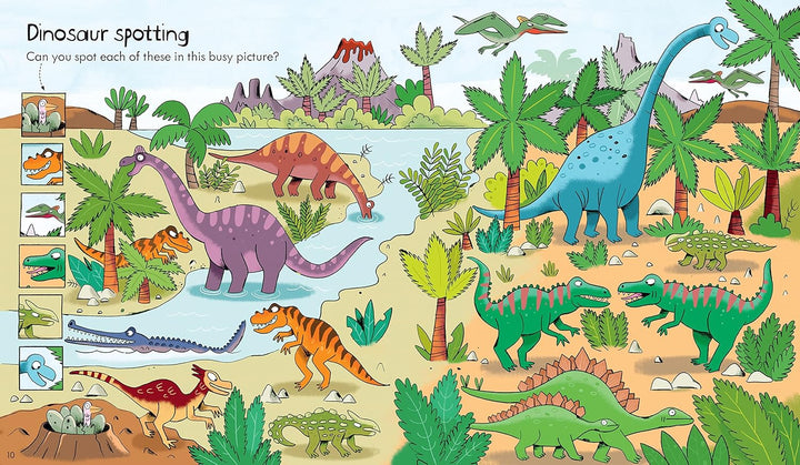 Libro de Actividades Dinosaurios Con Stickers Para Niños