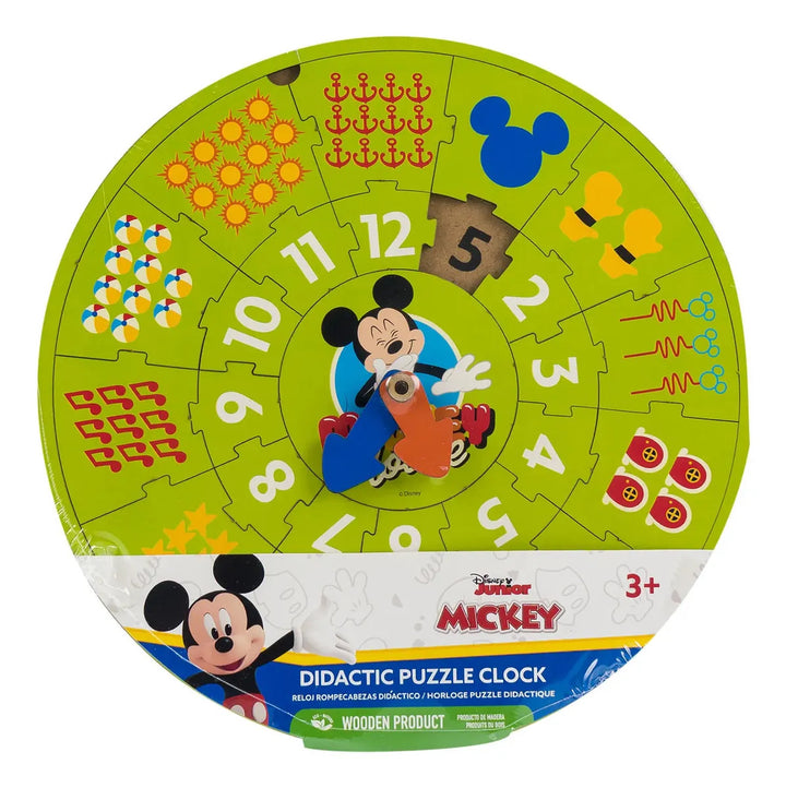Juego de Mesa Reloj de Aprendizaje Mickey Mouse Para Niños