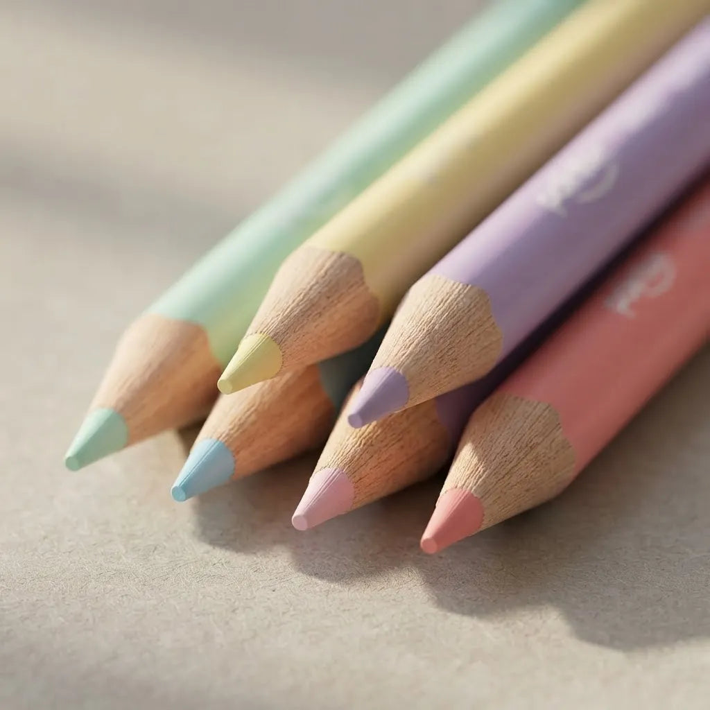 Lápices de Colores Pastel Borrables Pointer Para Niños