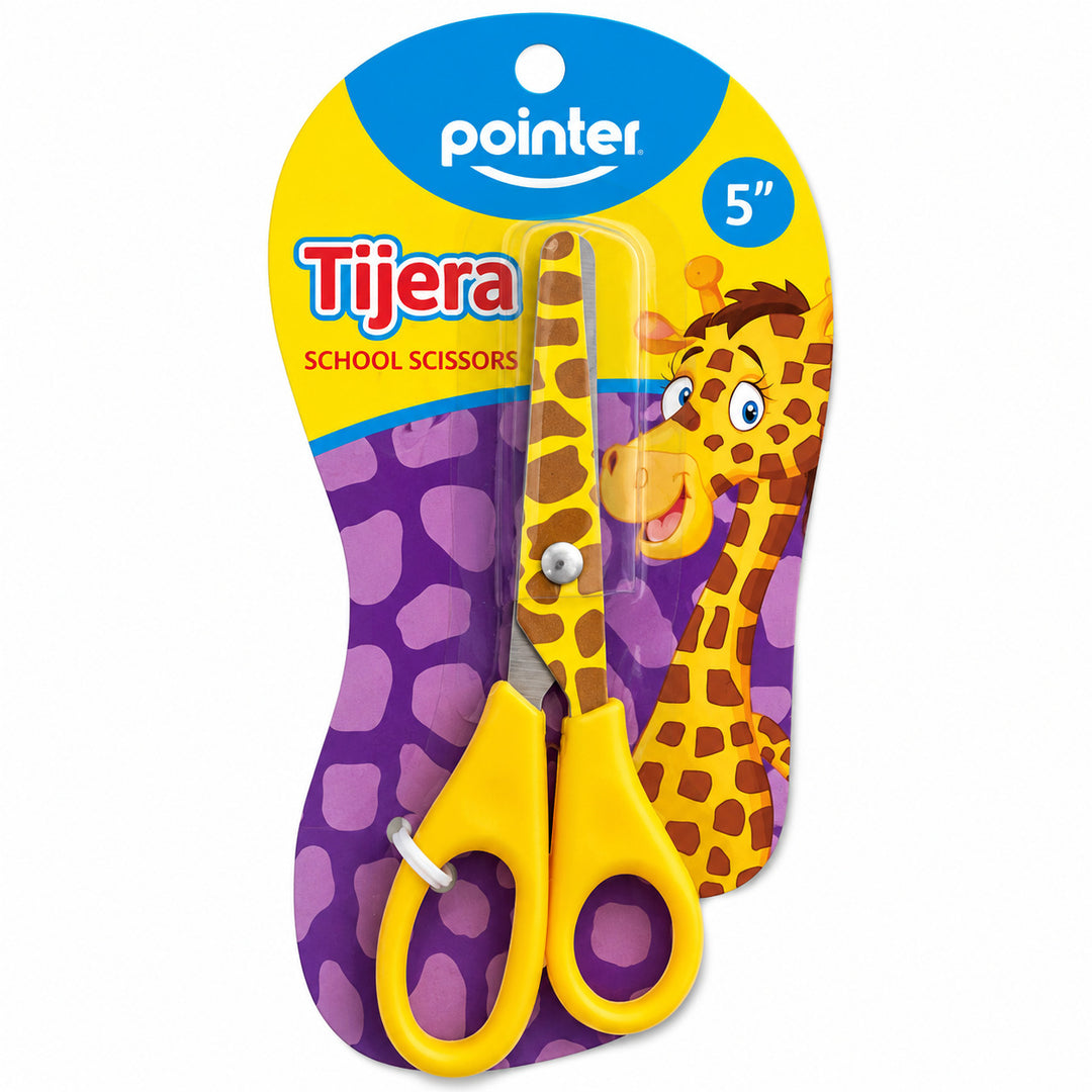 Tijera Escolares 5 1/4" Puntas Redondeadas Para Niños