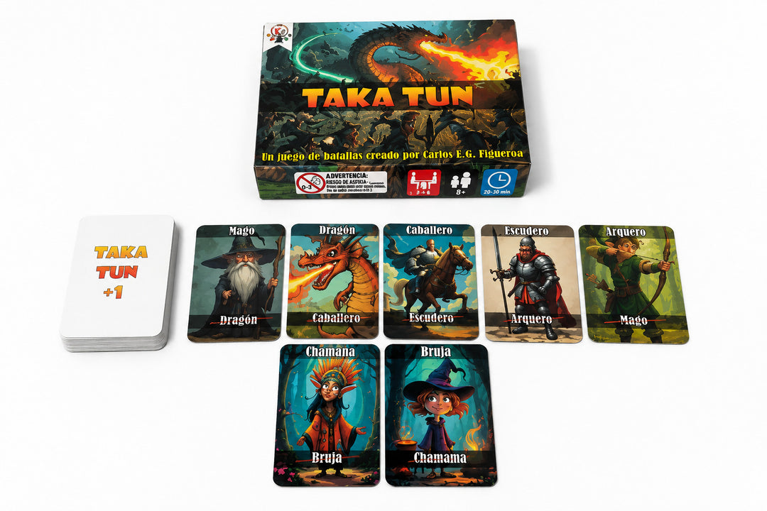 Juego de Mesa Taka Tun Estrategia y Velocidad Mental Para Niños
