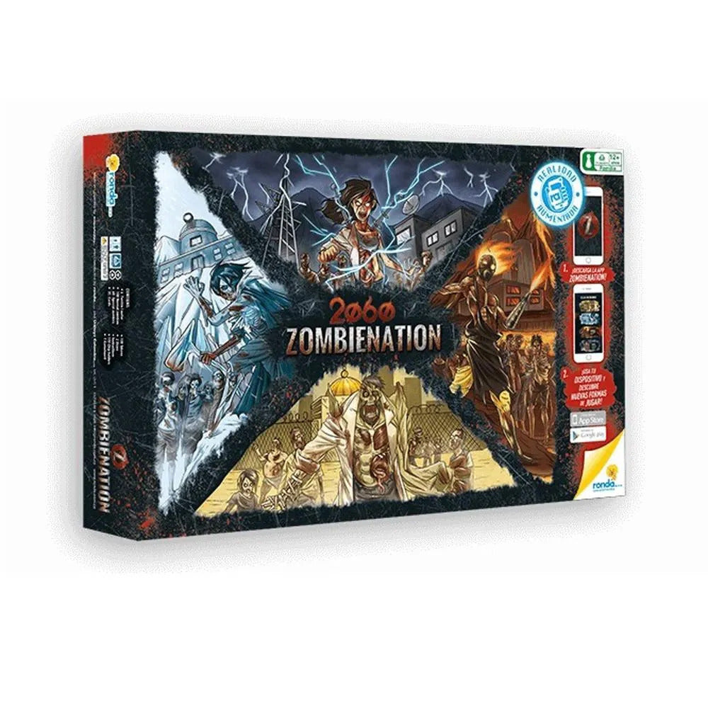 Juego de Mesa Zombienation Estrategia Ronda Para Niños