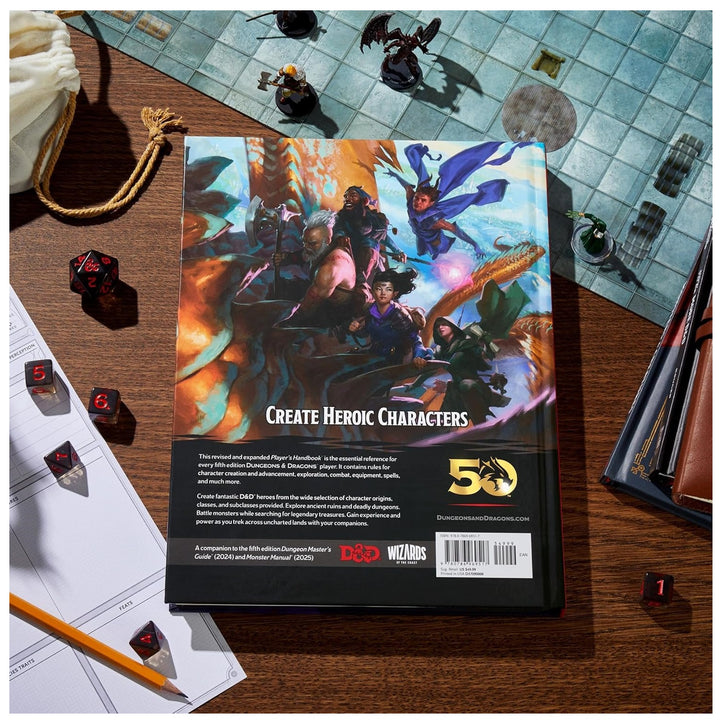 Manual Del Jugador Reglas D&amp;d Dungeons &amp; Dragons 2024
