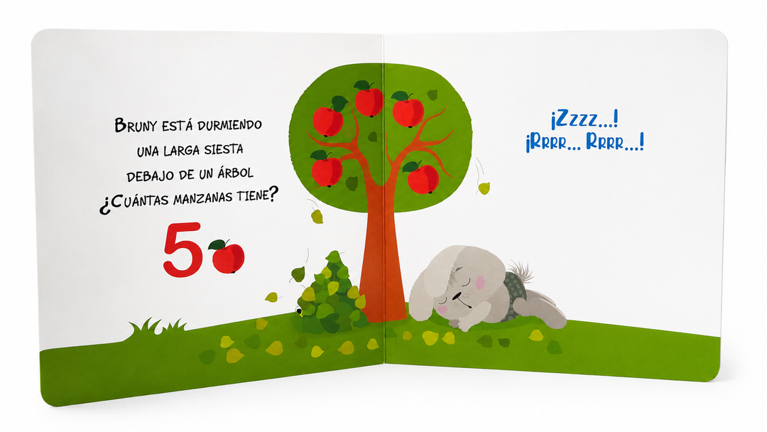 Libro Vamos a Contar Aprendo con Bruny Para Niños