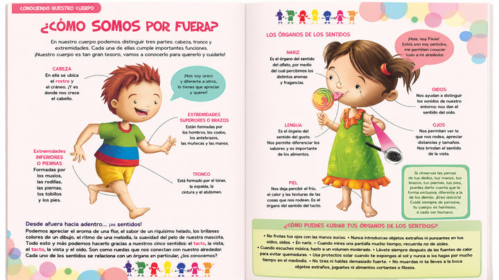 Libro Educativo Descubrimos Nuestro Cuerpo Lexus Para Niños