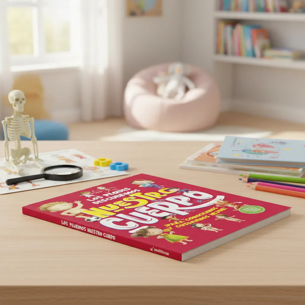 Libro Educativo Descubrimos Nuestro Cuerpo Lexus Para Niños