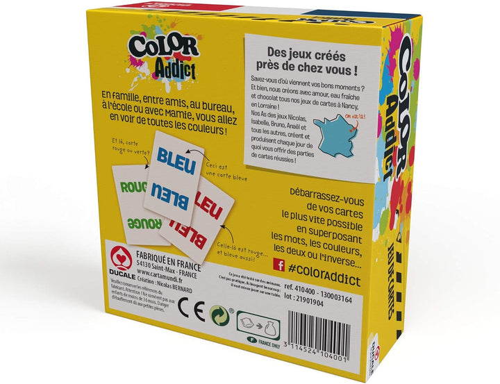 Juego de Mesa Color Addict Estrategia Para NIños Adultos