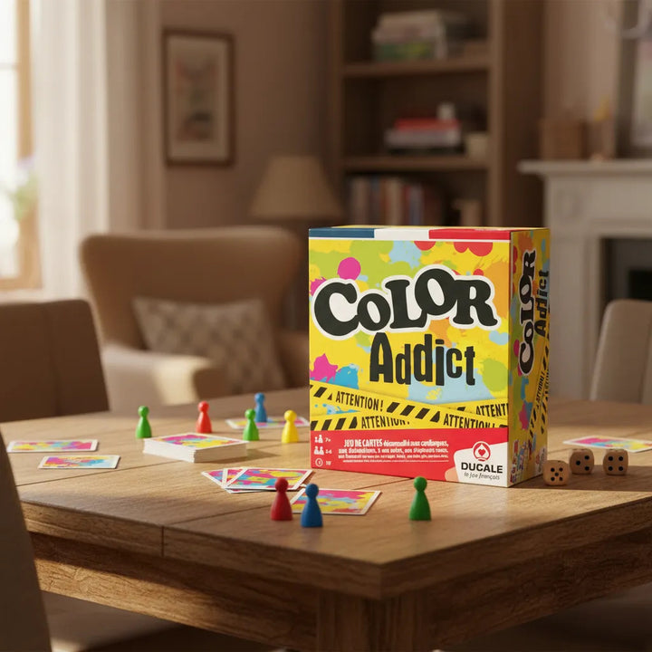Juego de Mesa Color Addict Estrategia Para NIños Adultos