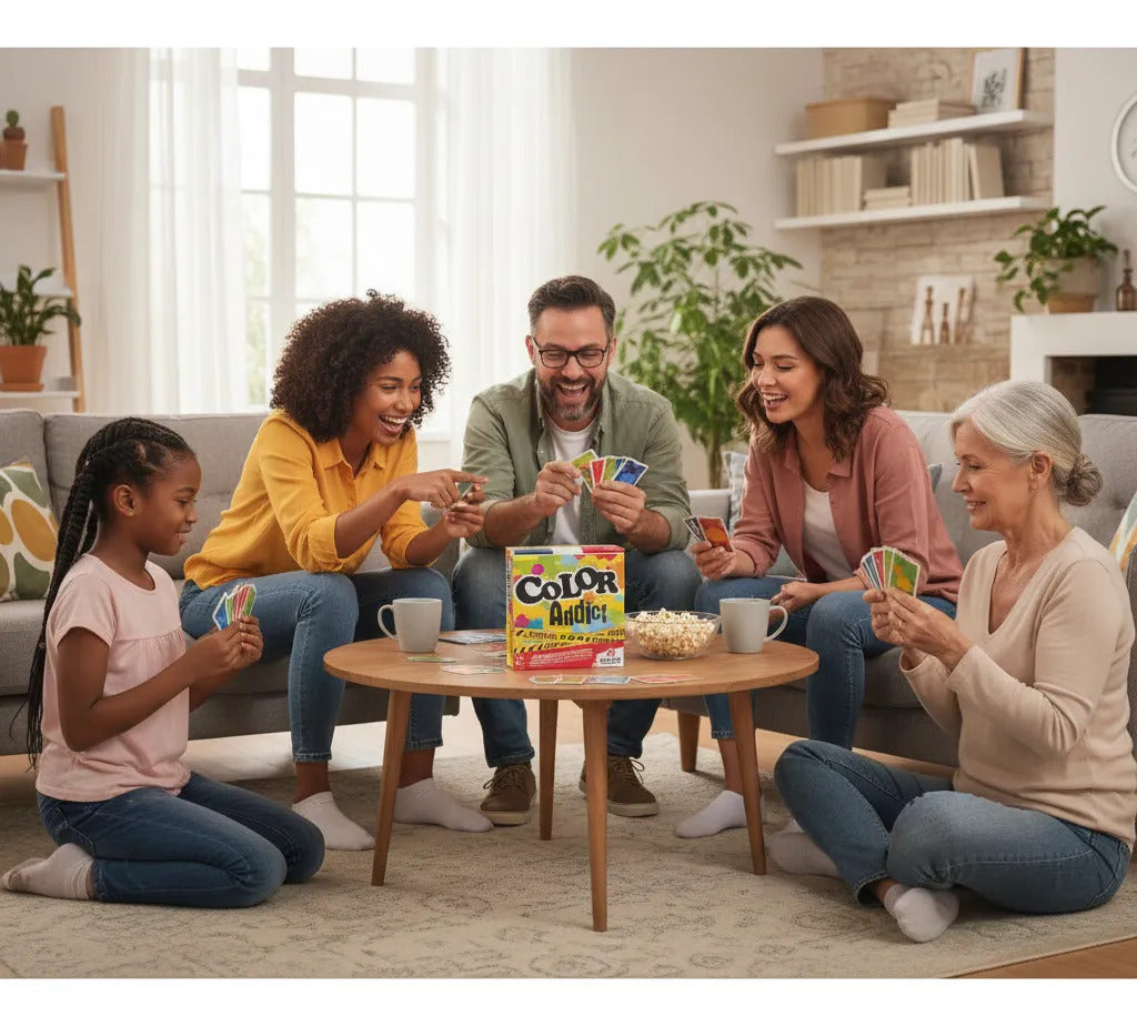 Juego de Mesa Color Addict Estrategia Para NIños Adultos
