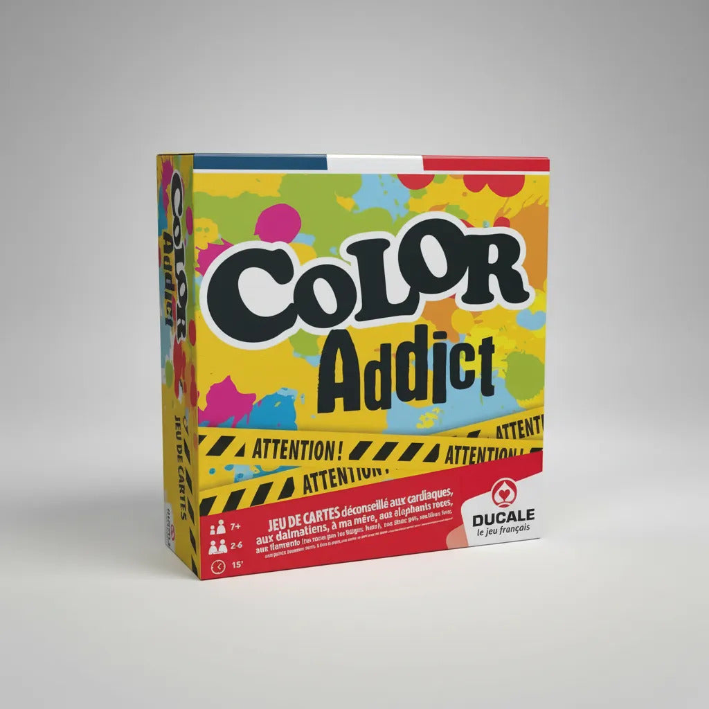 Juego de Mesa Color Addict Estrategia Para NIños Adultos