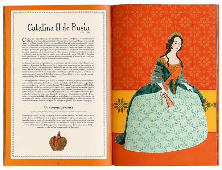 Libro Ilustrado Reinas y Princesas Lexus Para Niños