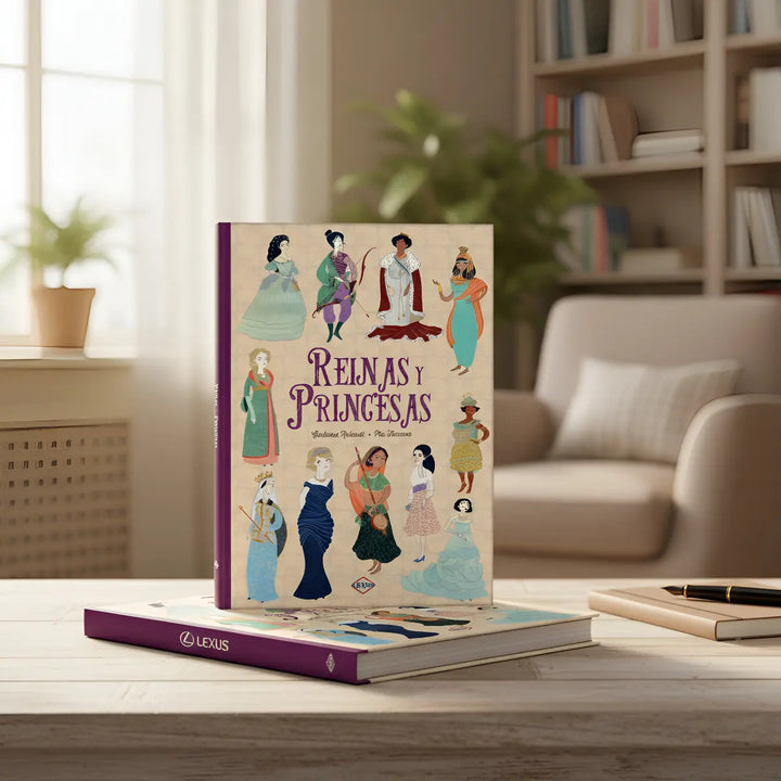 Libro Ilustrado Reinas y Princesas Lexus Para Niños