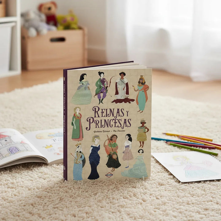 Libro Ilustrado Reinas y Princesas Lexus Para Niños