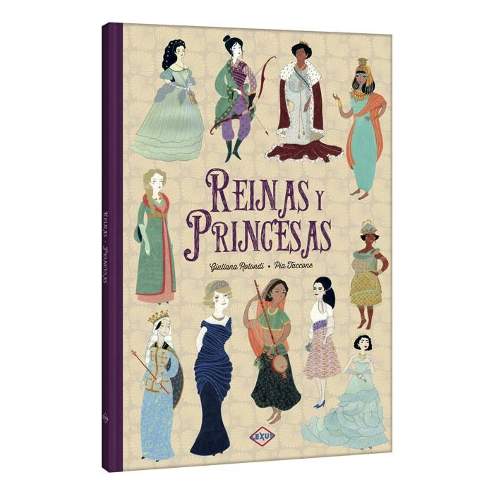 Libro Ilustrado Reinas y Princesas Lexus Para Niños