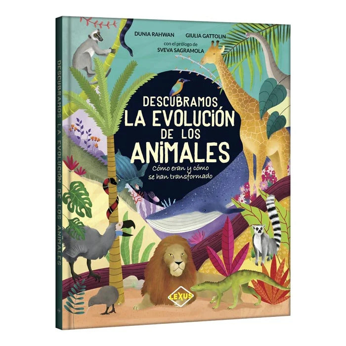 Libro Ilustrado Evolución de los Animales Lexus Para Niños