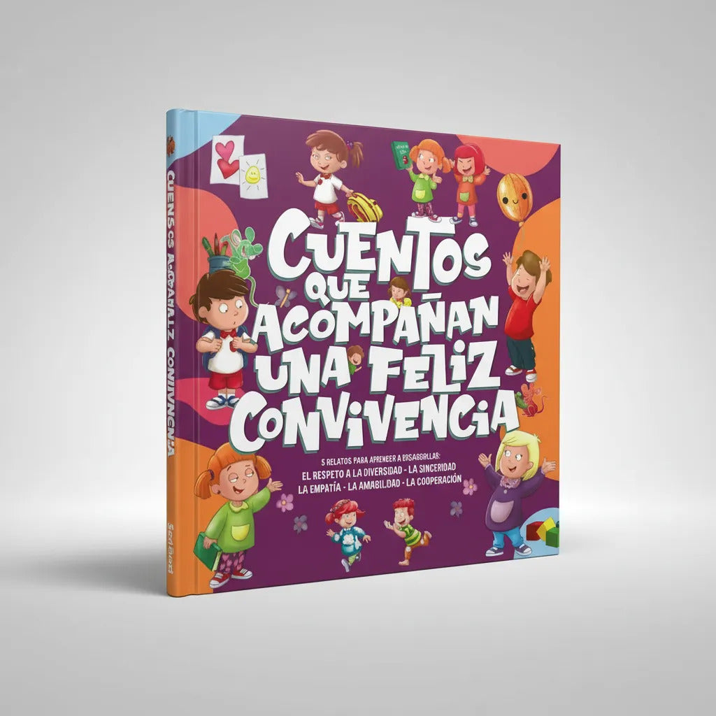 Libro Educativo Cuentos Una Feliz Convivencia Para Niños