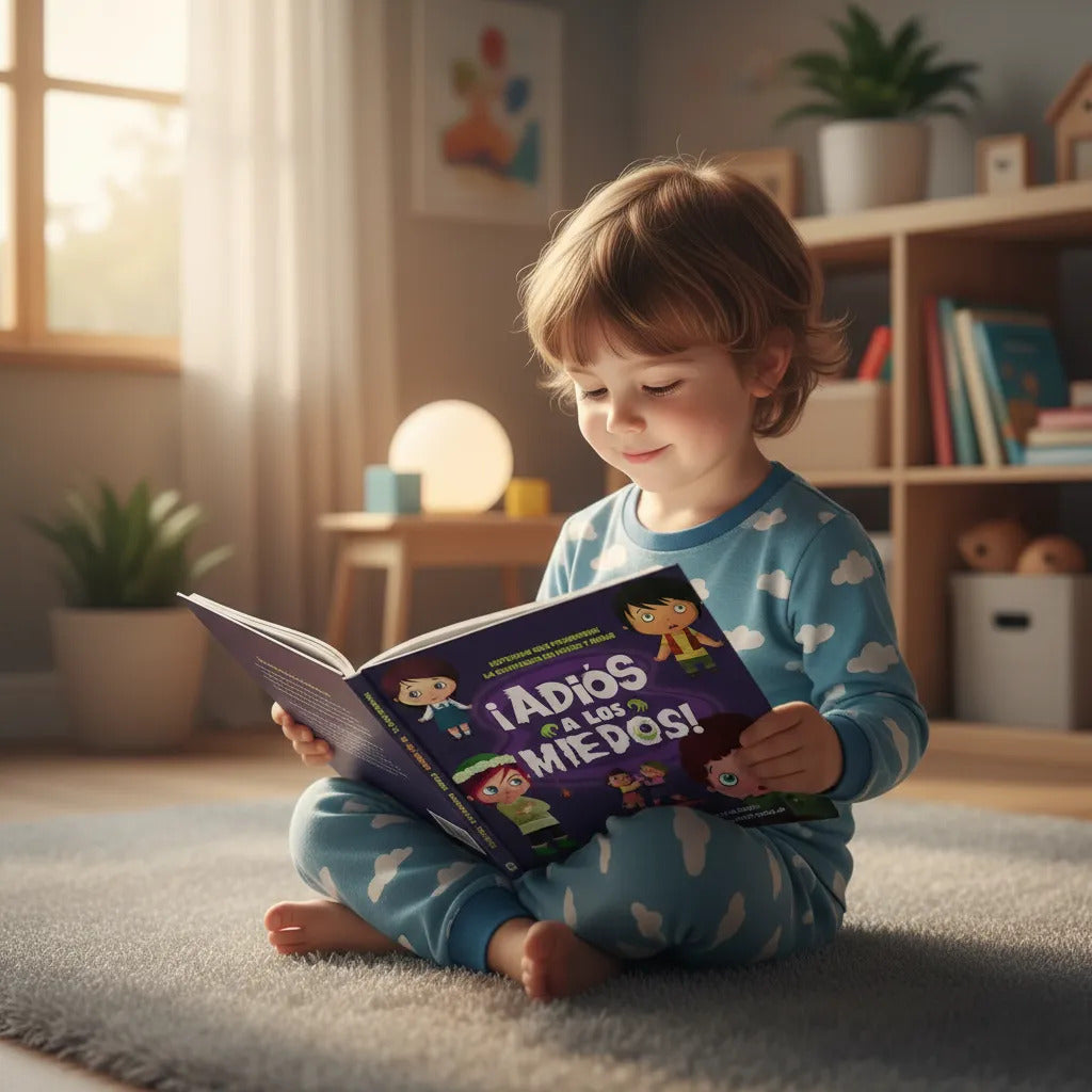 Libro Ilustrado Educativo ¡Adiós a los Miedos! Para Niños