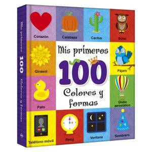 Libro Ilustrado Mis Primeros 100 Colores y Formas Para Niños