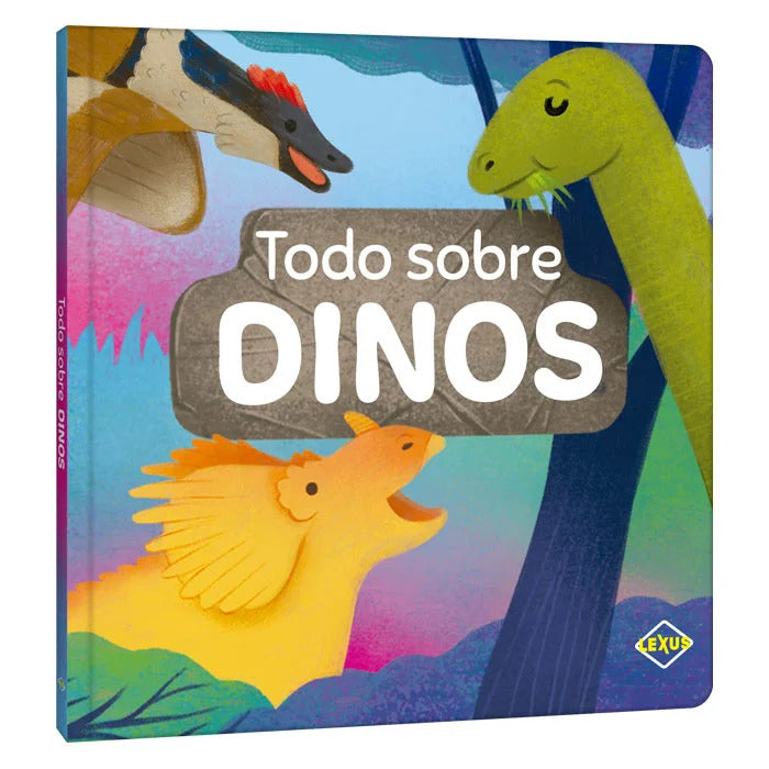 Libro Didáctico ilustrado Todo sobre Dinos Lexus Para Niños