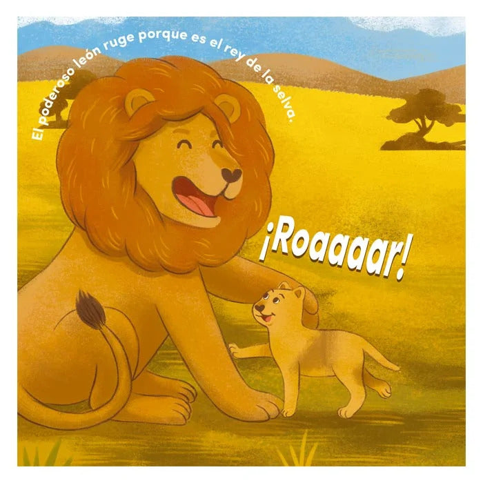 Libro Didáctico Todo Sobre  Animales De La Selva Para Niños