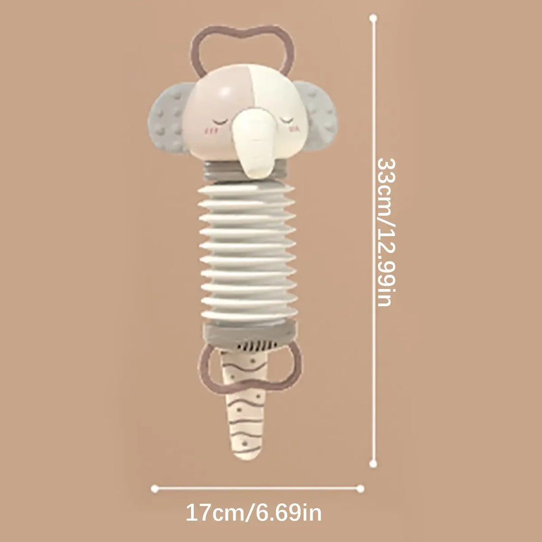 Juguete Sensorial Musical Acordeón Elefante Para Niños