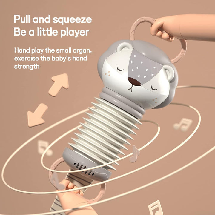 Juguete Sensorial Musical Acordeón León Para Niños