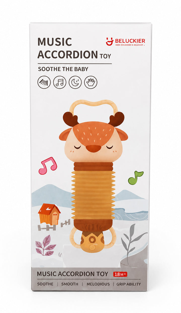 Juguete Sensorial Musical Acordeón León Para Niños