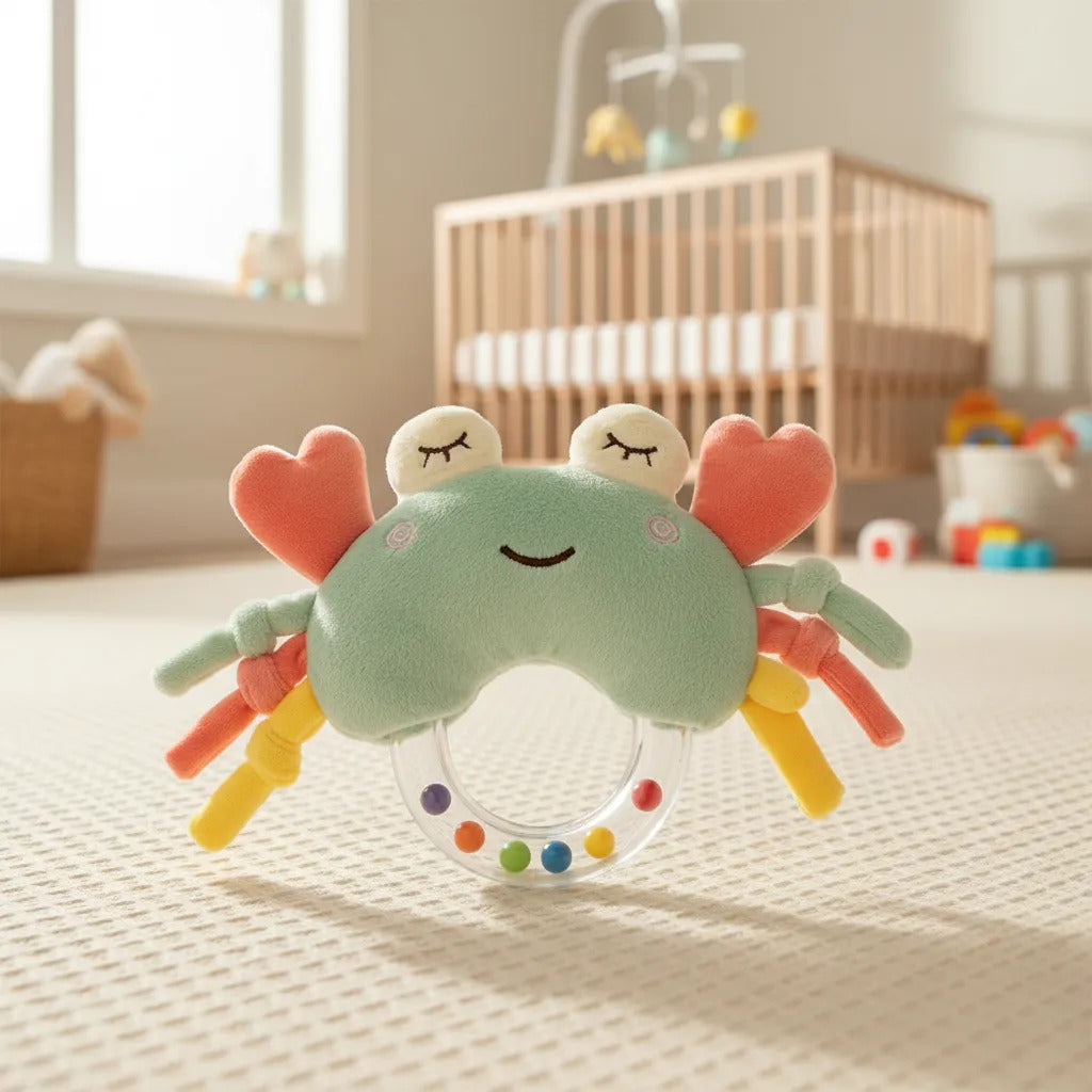 Juguetes Estimulación Temprana Contraste Cangrejo Para Niños