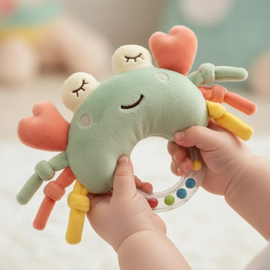 Juguetes Estimulación Temprana Contraste Cangrejo Para Niños
