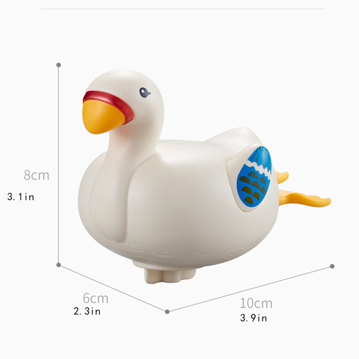 Juguete de Baño Cisne de Cuerda Para Niños Bebés