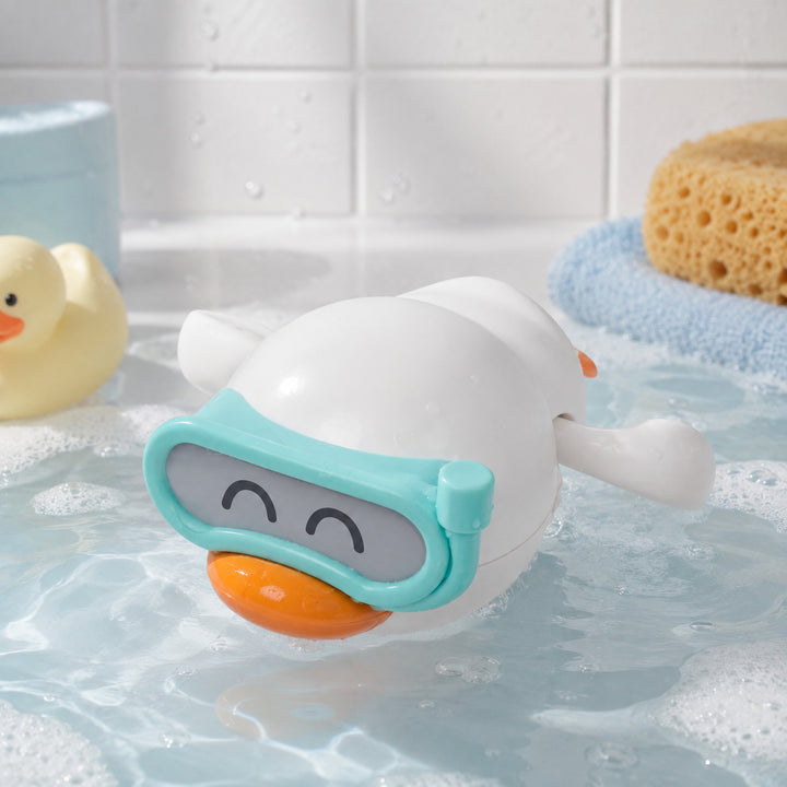 Juguete de Baño Flotante Patito Blanco Para Niños