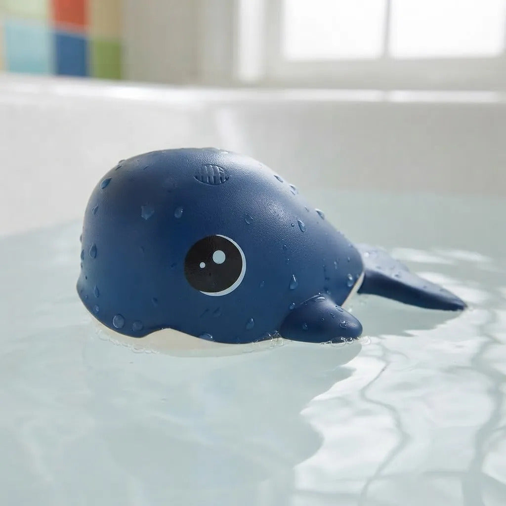 Juguete De Baño Ballena A Cuerda Para Bebés Niños