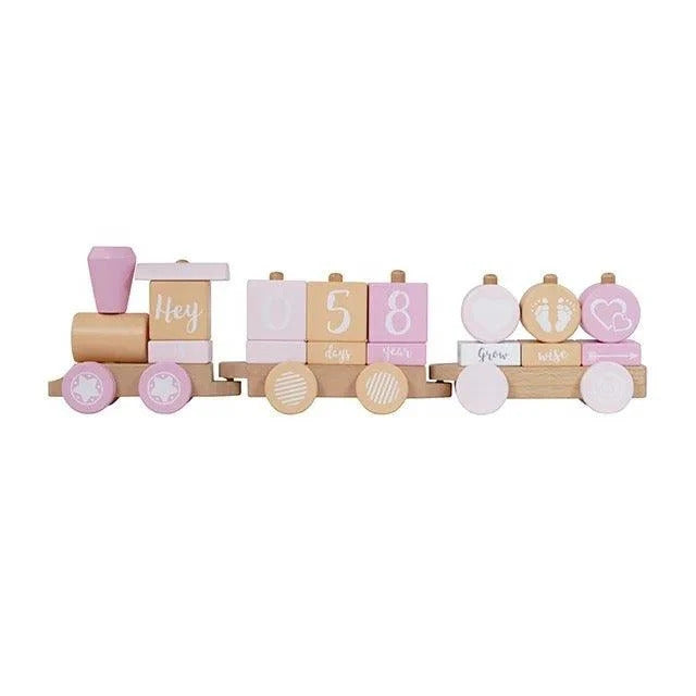 Juguete Educativo Tren de Madera Para Niños