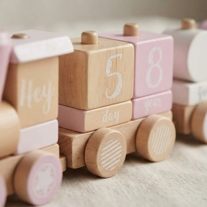 Juguete Educativo Tren de Madera Para Niños