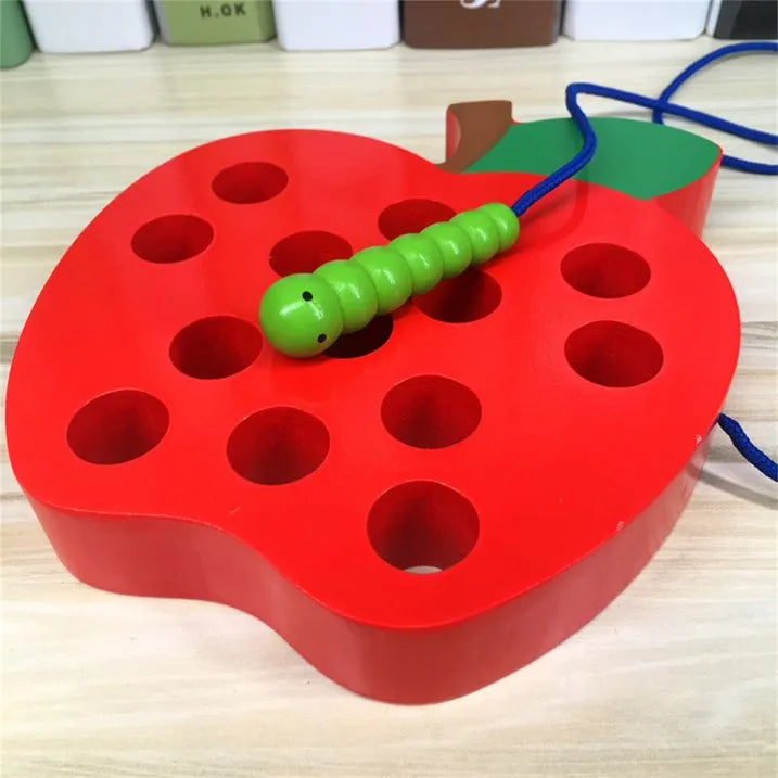 Juguete Didáctico Motricidad Manzana Encajar para Niños