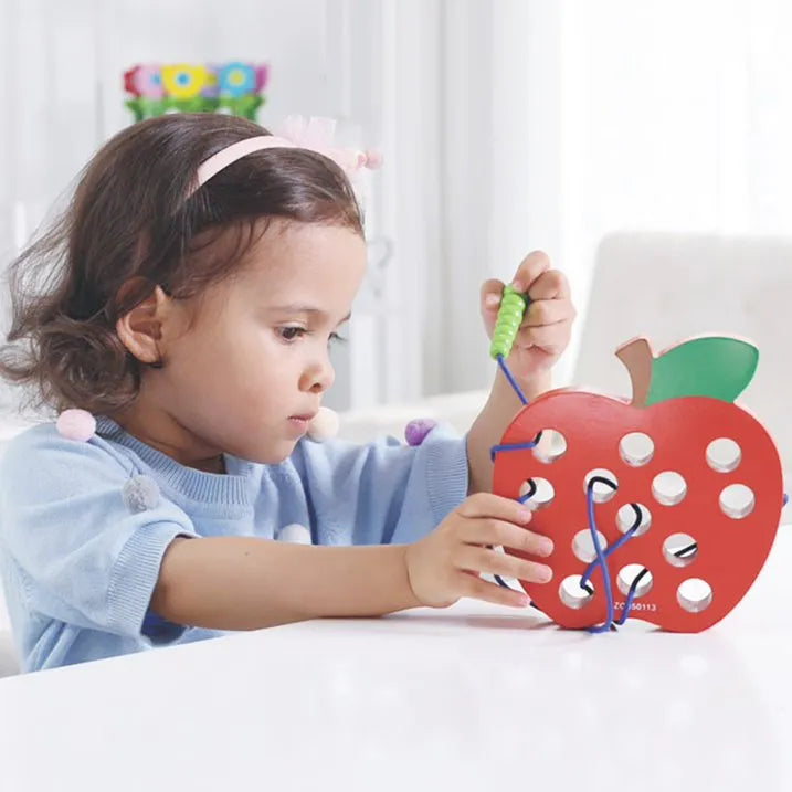 Juguete Didáctico Motricidad Manzana Encajar para Niños