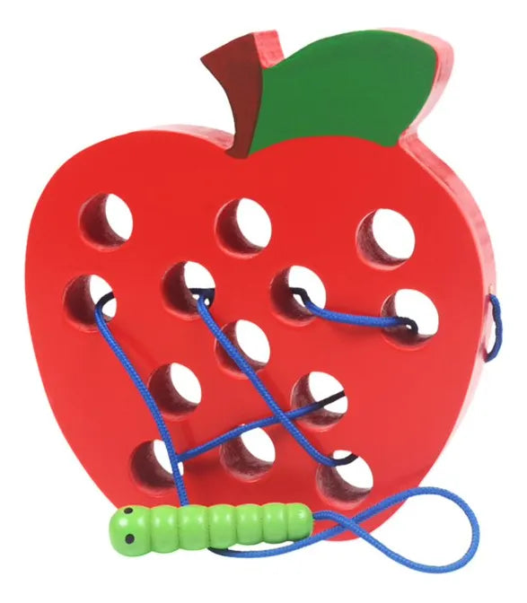 Juguete Didáctico Motricidad Manzana Encajar para Niños