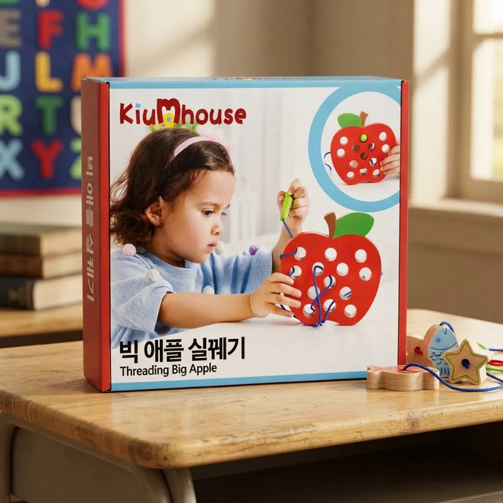 Juguete Didáctico Motricidad Manzana Encajar para Niños